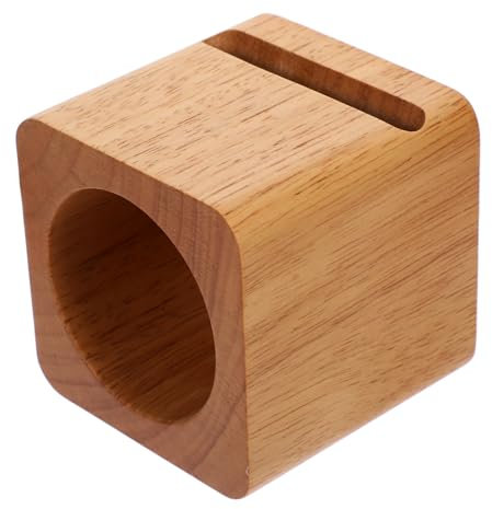 Gadpiparty Handyhalter Aus Holz Multifunktionaler Tischständer Natürlicher Soundverstärker Ohne Stecker Kreativer Handy-Holder Für Desktop Geeignet Für Innen Und Außenbereich
