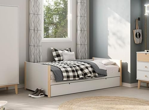 Genérico Cama Nido con somier de Arrastre elevable Kiara