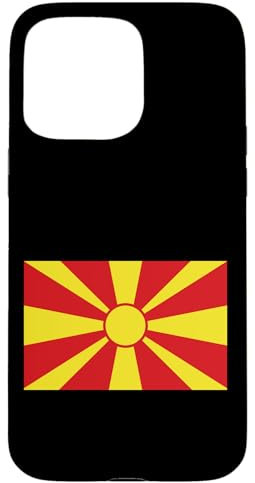 Flag North Macedonia Case for iPhone 15 Pro Max