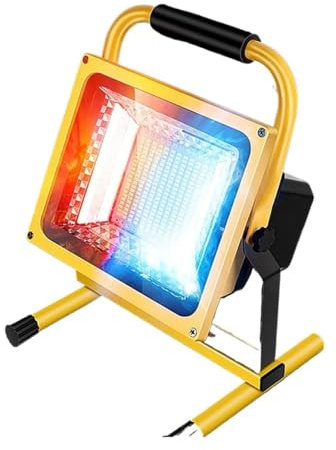 TIEOAXFT 800W LED projecteur Rechargeable étanche extérieur LED d'urgence projecteur Externe projecteur projecteur Forte lumière Portable(800W Floodlight)