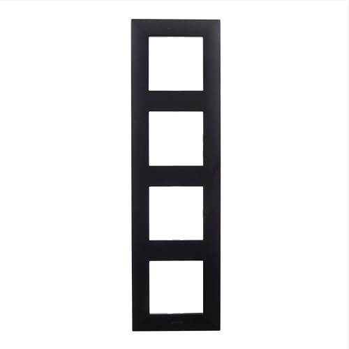 Legrand 398278 - Cadre quadruple de la gamme Niloé Step pour installation composable, couleur anthracite