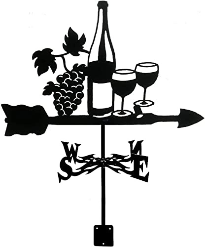 Girouette, girouette rétro en Forme de Bateau à Voile, Bateau de pêche, Bateau Pirate, girouette, Piquet de Jardin, girouette en Acier Inoxydable