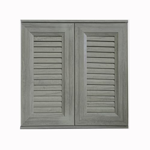 Custom Sized Louvered Cabinet Doors for Kitchen, Waterproof Replacement Door Front