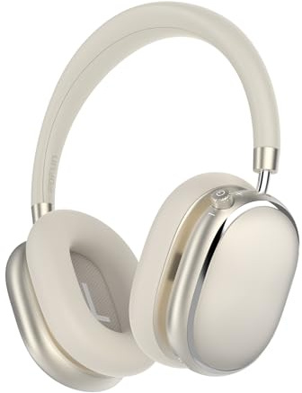 FOFUN NC95 Cuffie Wireless Over-Ear Bluetooth 6.0, Cancellazione Attiva del Rumore,Controllo a Manopola, 120 Ore di Riproduzione,Controllo Tramite App,Vestibilità Comoda (Luce stellare)