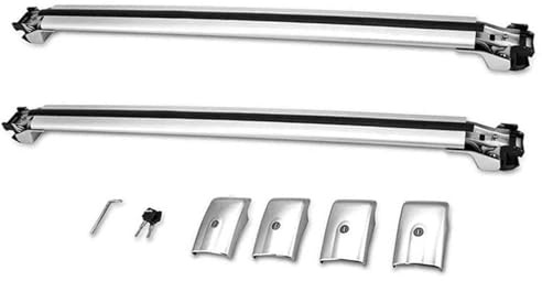 Dachreling Für VW Für Atlas 2017-2024 Querträger Universal Aluminium Für SUV Camping Reise & Fracht DachträGer GepackträGer