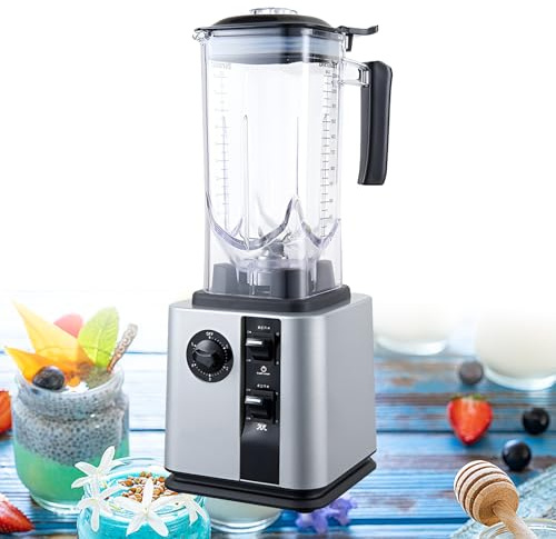 Smoothie Maker & Blender, 18000-30000 RPM High-Speed Mixer with 1.5L Glass Jug, 9 Variable Speeds & Pulse, Ice Crusher for Smoothies, Milkshakes, Juices, Nuts & Spices #1