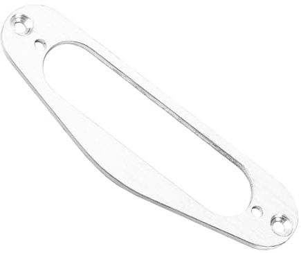 NUSITOU Silberner Metall Pickup Ring für Single Coil Tonabnehmer Gitarren Tonabnehmerrahmen mit Feiner Verarbeitung für St Stil E gitarren Selbstgemacht Zubehör