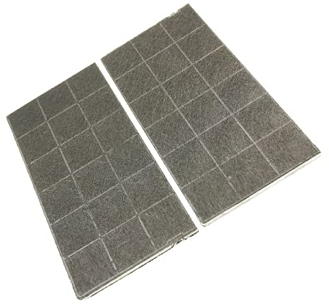 Lot de 2 filtres charbon 289X145X10 mm Hotte 4055026050 DE DIETRICH Hotte 4055026050 DE DIETRICH