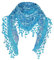 YEBIRAL Heißer Verkauf Damen Schal Lace Frauen Accessoires Tücher Halstuch Dreieck Schals 15 Farben(Azure Blue)