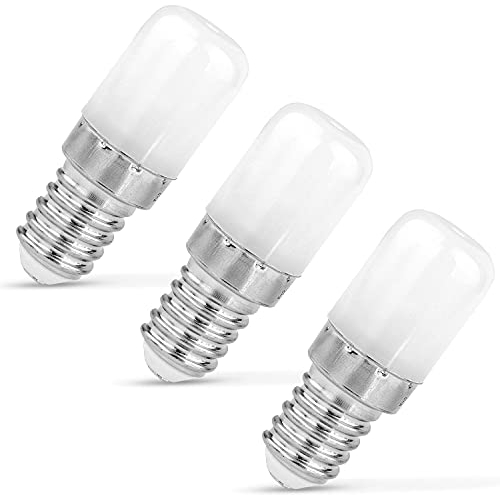 PerfectHD LED Kühlschrankbirnen - kaltweiß - 3er Set - E14 - Kühlschranklampe - LED Birne - 6000 K - 1,5 Watt
