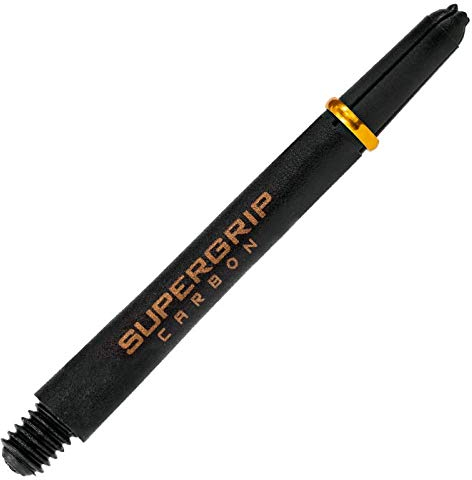 Harrows Supergrip Carbon Shafts - Verschiedene Ausführungen, 1 Set = 3 Stück (Gold, Medium - MED)