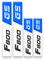 Harz reflektierende Stickers FÜR SEITLICHE FÄLLE ALU F 800 GS/ADV ATR-007 (Blue)