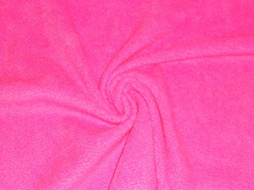 Holzdrehteile Stoff Plüsch Meterware Fellimitat Kunstfell Kurzhaarplüsch pink 160 cm x 100 cm