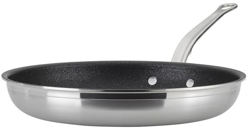 Hestan - ProBond Collection - TITUM 100% Triple Bonded Nonstick Stainless Steel Frying Pan, Induction Cooktop Compatible, Made Without PFOAs (12.5-Inch)