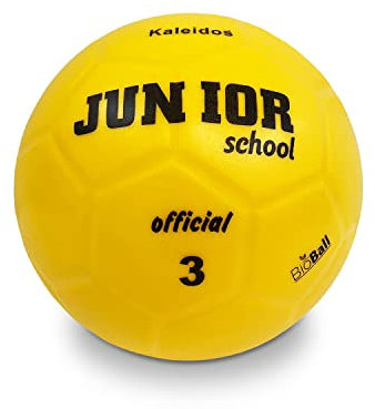 MONDO Sport - Ballon de Football Junior 3 - Taille 3 Premiers Coups de Pied - 300 g - Couleur Jaune - 01520