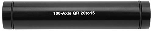 SUNGOOYUE Fahrrad-Steckachsen-Nabenadapter, 20 Mm auf 15 Mm 20 Mm auf 15 Mm Shaft Vorderradgabel für Mountainbike(100mm)