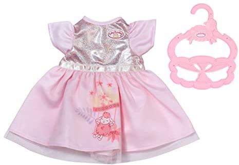 Baby Annabell Little Sweet Puppenkleid Prinzessin mit Glitzer und Tüll, für 36 cm Puppen, 707159 Zapf Creation