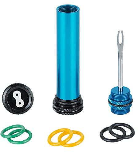 Bluechain® Tubeless Reparaturset Lenker Einsatz/Tubeless Kit zum Verstauen im Lenker/Tubeless Flicken Set Reifenreparaturstreifen in verschiedenen Größen/schnelle Pannenreparatur