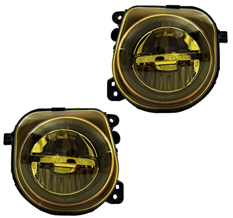 DM Autoteile 14227 SET LED Nebelscheinwerfer gelb kompatibel für BMW 5er F10 F11 F07 LCI alle Modelle ab 2013>