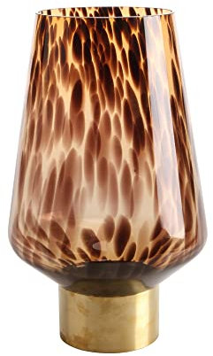 Vase en Verre ambré - Marron - 40 cm