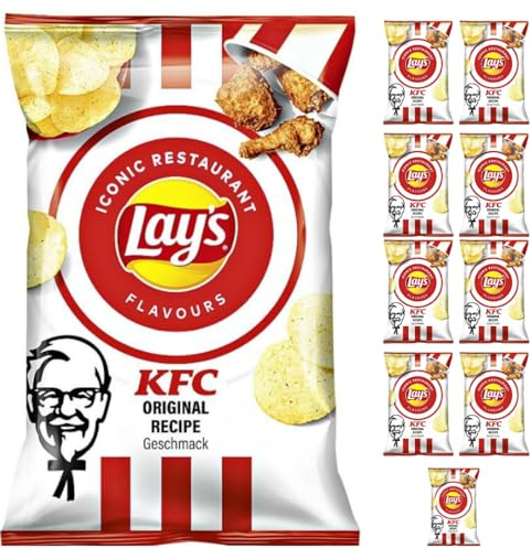 Lay's Chips KFC Original Recipe Chips 150 Gramm x 10 Stück