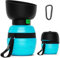 Pecute Gourde Portable pour Chien 350ML,Bouteille d'eau pour Chat Promenade,Distributeur d'eau pour Gourde Anti-Fuite Non-Toxique, Balade Voyage Randonnée