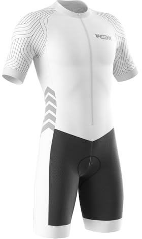 Tuta da Triathlon a Maniche Corte da Uomo,Triathlon Unisex,MTB Body Trisuit Cycling Skinsuit,2024 Nuovi Tuta da triathlon da uomo con imbottitura in gel (Typ-11,S)