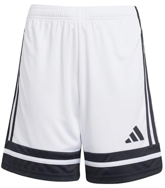 adidas Mixte Enfant Squadra25 Short Kids Shorts, White/Black, 15-16 Years