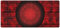Gaming Mauspad Red Magic Array Große Mouse Pad XXL Schreibtisch Pad Weiche Glatt Oberfläche und Anti Rutsch Gummi Basis Verbessert Präzision und Geschwindigkei für Zuhause Büro 1200x600x3mm