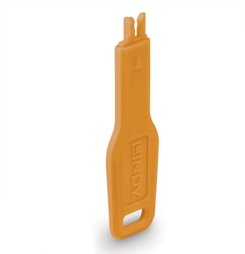 LINDY 47896 Schlüssel für RJ45 Port Schloss, orange