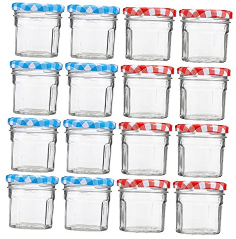 FUNOMOCYA 12stücke Glasbehälter Mit Versiegeltem Deckel Für Honigaufbewahrung Vorratsgläser Aus Glas Für Lebensmittel Marmeladenglas Mit Deckel