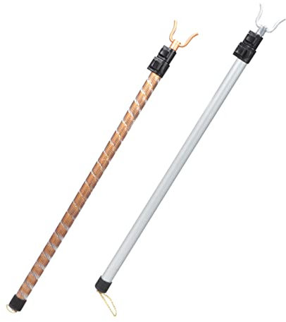 GREENADSCAPE 2piezas Barras Retráctiles para Tender Ropa Barra para Colgar Perchas Soporte para Higiénico