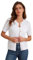 GRACE KARIN Women's Essentials Short Sleeve Cardigan Lightweight Button Up Cable Knit Spring Cardigan Tops White XL