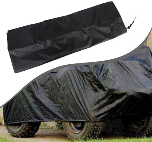HEIBTENY Cubierta para cortacésped y tractores de jardín, apto para cubiertas de hasta 55 pulgadas, impermeable, resistente, 140 x 66 x 91 cm, peso ligero