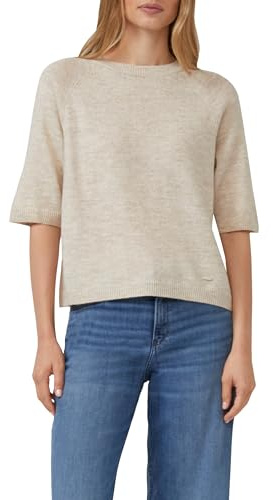 s.Oliver Kurzarmpullover aus Alpakamix
