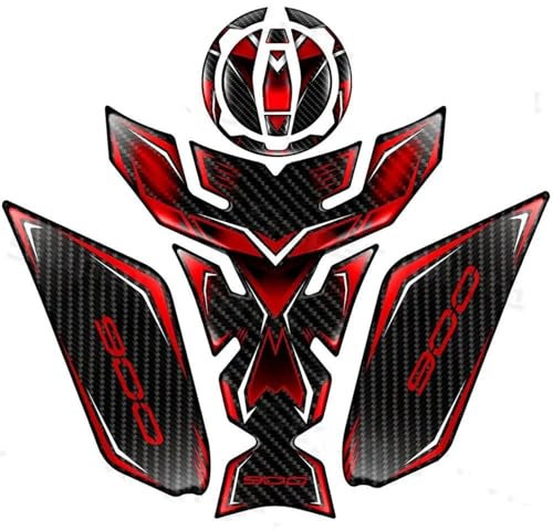 HZBHD Protector para el Tanque Adhesivo para Tanque De Combustible De Motocicleta K&awasaki Z900 Z 900 2021-2024, Adhesivo Protector para Almohadilla De Tanque(Rojo,X1)