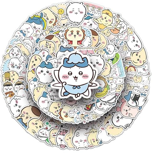 Affoto Chiikawa Aufkleber für Laptop(100PCS),Geschenk für Kinder Jugendliche Erwachsene Jungen,Cartoon Wasserdicht Vinyl Aufkleber Stickers für Auto,Motorräder Fahrrad Gepäck Skateboard Scrapbook