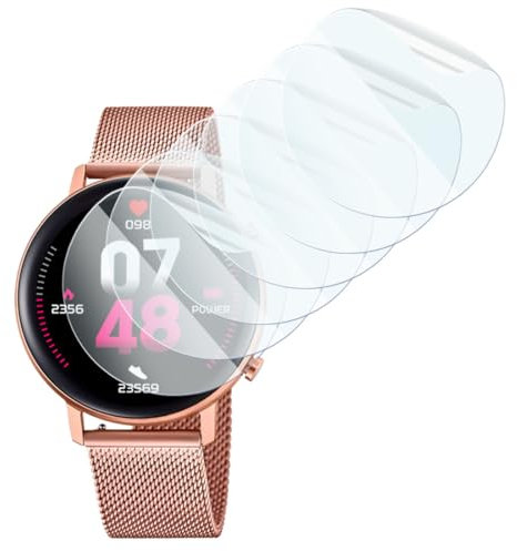 KARYLAX - (6 pièces Protection Écran en Verre Flexible, Anti-rayures, Film Protecteur compatible pour Montre Connectée Lotus Smartwatch Outdoor Sports 50050/4
