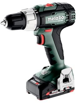 Metabo SB 614053500 Perceuse à percussion sans fil 18 L avec batterie et MetaBOX 145 (batteries LiPOWER 18 V, 2 x 2 Ah, diamètre de perçage 13 mm/36 mm, poids 1,6 kg)