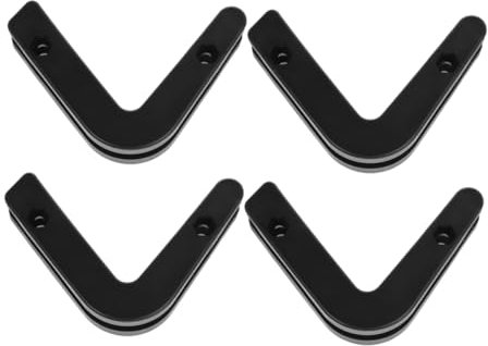 VANZACK 4stücke Langhantelständer Aus Pp-Material Wandmontiert Für Langhanteln Verhindert Wegrollen Schützt Boden Installieren Verwenden