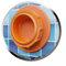 Pool Winterkappe Verschluss Verschraubung passend für Intex Bestway Pool 38mm 32mm. Pool Verschlusskappe (Orange)