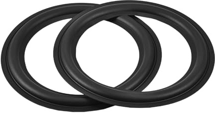 Culnflun Kit de reparación envolvente de espuma de altavoz de 8 pulgadas, 2 piezas anti -envejecimiento y altavoz duradero reparación envolvente piezas de reparación de borde del woofer de