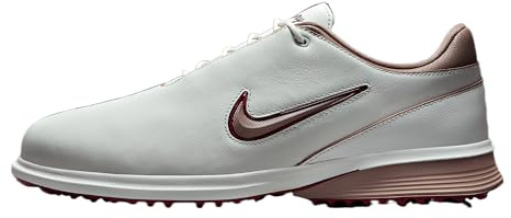 Nike Victory Tour 4 Golf Shoes (Summit White/Taupe Grey/Black/Team Red), Summit White/Taupe Grey/Black/Team Red, 8.5 UK