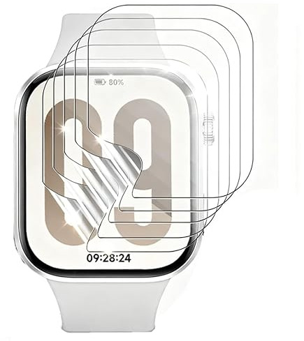 5pcs Película hidrogel para Blackview R30 Max 1.91 | Reloj inteligente HD transparente flexible TPU película de gel protectora [sensible al tacto] Protector de Pantalla