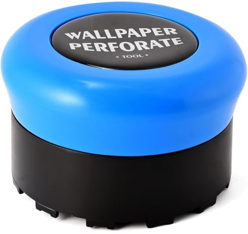 Aboiled Wallpaper Stripping Tool Blue Perforating Tool Wall Paper Stripper Removal Scoring Tool Wallpaper Perforator and Scorer Remover Tool