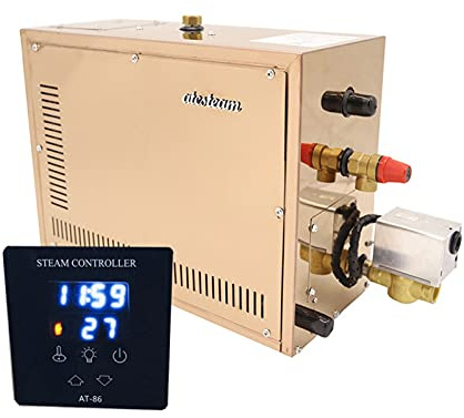 Generatore di Vapore, 3KW Automatico Acciaio inossidabile Generatore di vapore Generatore di vapore Steaming Sala Sauna Camera Bagno da bagno a vapore for centro termale Controller digitale