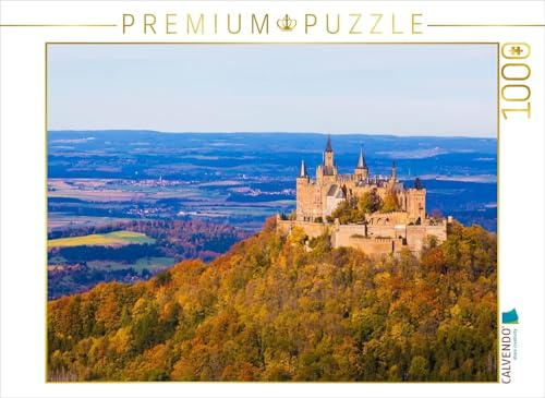 CALVENDO Puzzle Burg Hohenzollern bei Hechingen | 1000 Teile Lege-Größe 64 x 48 cm Foto-Puzzle für glückliche Stunden