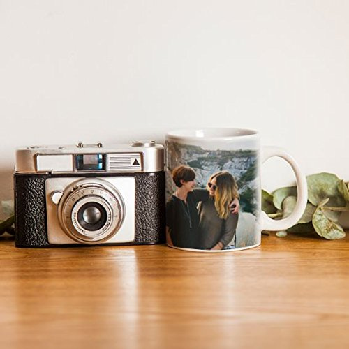 Custom Printed Best Friends Photo and Name Mug - Gift for Him, Gift for Her - 11oz Ceramic 2 Mugs