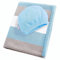 sei Design Baby Decke aus 100% Baumwolle 90 x 70 | kuschelige Strickdecke + Mütze | Ideal als Erstlingsdecke, Kuscheldecke, Puckdecke für Jungen in hübscher Geschenk-Verpackung