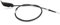 sourcing map Gummi Beschichtet Motorrad Kupplungskabel Drahtlinie für Yamaha YBR125 Schwarz DE de
